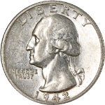 1942-S Washington Quarter