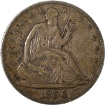 1856-P Seated Half Dollar