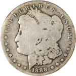 1888-O Morgan Silver Dollar - VAM 4 - Hot Lips