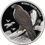 2025 Niue 1 Ounce Silver Birds of Australia Wedge-Tailed Eagle Color OGP - STOCK