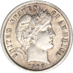 1908-P Barber Dime