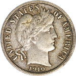 1910-D Barber Dime