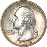 1945-S Washington Quarter