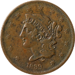1839 Large Cent - Booby Head