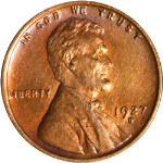1927-D Lincoln Cent - Cleaned