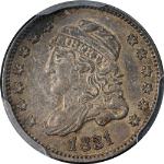 1831 Bust Half Dime PCGS AU50 Nice Eye Appeal Nice Strike