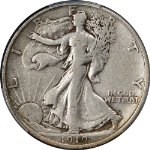 1919-D Walking Liberty Half PCGS VF25 Great Eye Appeal Nice Strike