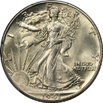 1941-P Walking Liberty Half PCGS MS65 Superb Eye Appeal Strong Strike