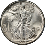 1944-P Walking Liberty Half PCGS MS64 Great Eye Appeal Strong Strike