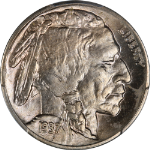 1937-S Buffalo Nickel PCGS MS65 Superb Eye Appeal Strong Strike