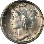 1943-D Mercury Dime PCGS MS66 FB Superb Eye Appeal Strong Strike
