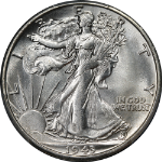 1943-S Walking Liberty Half PCGS MS64 Blast White Superb Eye Appeal