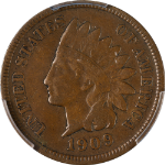 1909-S Indian Cent PCGS VF30 Key Date Superb Eye Appeal Strong Strike