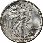 1943-P Walking Liberty Half PCGS MS64 Nice Eye Appeal Strong Strike