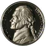 1986-S Jefferson Nickel Proof Roll 40 Coin Lot