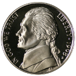 1998-S Jefferson Nickel Proof Roll 40 Coin Lot