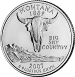2007-P Montana Quarter BU Single