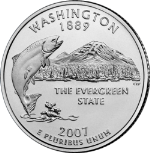 2007-D Washington Quarter BU Single