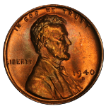 1940-D Lincoln Cent Nice BU - STOCK