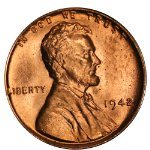 1942-P Lincoln Cent Nice BU - STOCK