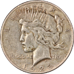 1923-P Peace Dollar Choice VF/XF VAM 1E Broken Wing A Rare One