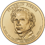 2010-D Franklin Pierce Presidential Dollar BU $1