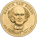 2008-P Martin Van Buren Presidential Dollar BU $1