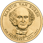 2008-D Martin Van Buren Presidential Dollar BU $1