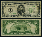 FR. 1956 I* $5 1934 Federal Reserve Note Mule Minneapolis DGS Fine+ Star