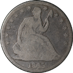 1845-O Seated Half Dollar Nice G+  REPUNCHED DATE  FS 50-18450-301