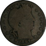 1897-O Barber Quarter