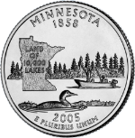 2005-D Minnesota Quarter BU Single