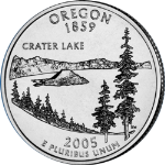 2005-P Oregon Quarter BU Single