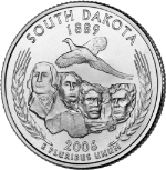 2006-P South Dakota Quarter BU Single