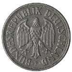 Germany: Federal Republic 1954-F Mark KM#110 VF