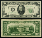 FR. 2060 I* $20 1950-A Federal Reserve Note Minneapolis Extra Fine- Star