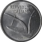 Italy 1951-R Ten (10) Lire KM#93 Choice BU+ - Excellent Bright Color &amp; Surfaces