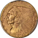 1914-P Indian Gold $2.50 PCGS MS64 Super Fresh and Crispy Great Eye Appeal