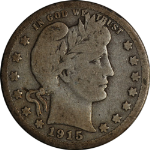 1915-S Barber Quarter