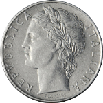 Italy 1957-R Hundred (100) Lire KM#96