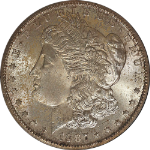 1887-S Morgan Silver Dollar NGC MS64 Redfield Collection Very PQ Nice Strike