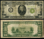 FR. 2052 E $20 1928-B Federal Reserve Note Richmond LGS Fine