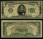 FR. 1951 F $5 1928-A Federal Reserve Note Atlanta Fine