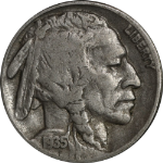 1935-P Buffalo Nickel Doubled Die Reverse Nice F Nice Eye Appeal Nice Strike