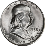 1952-P Franklin Half Dollar Choice BU - STOCK