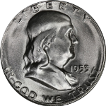1953-S Franklin Half Dollar Choice BU - STOCK