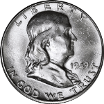 1949-P Franklin Half Dollar Nice BU - STOCK