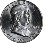 1962-P Franklin Half Dollar Nice BU- STOCK