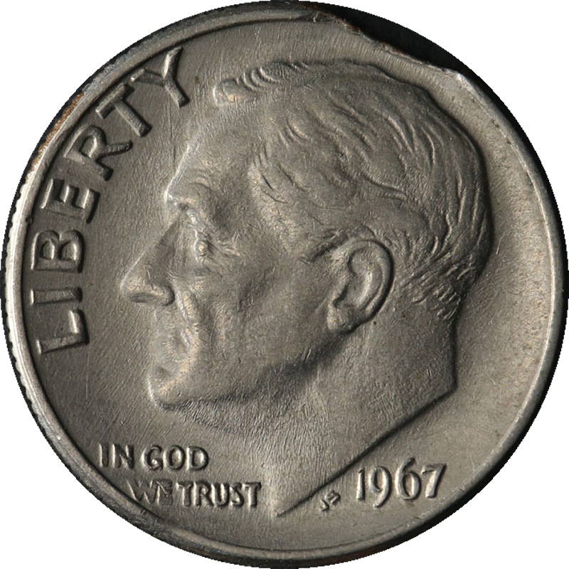 1967 Dime Value
