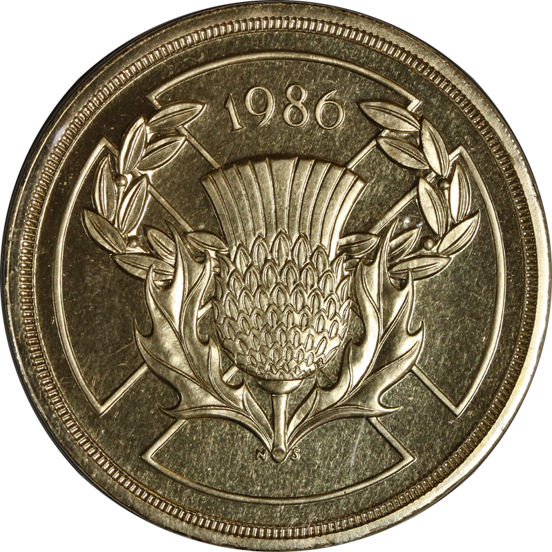 1986 Royal Mint UK Brilliant Uncirculated Coin Set OGP - 8 Coins
